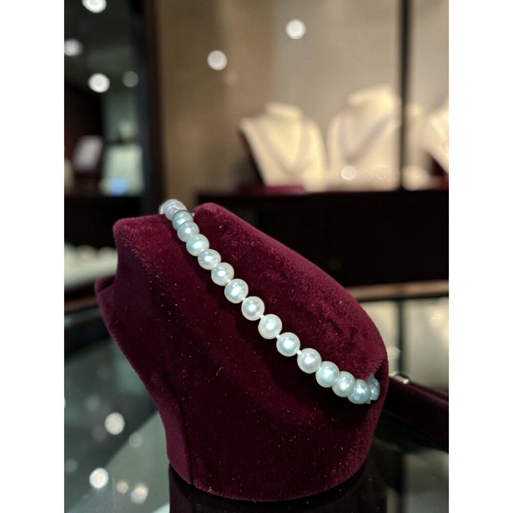Vintage Pearl Bracelet 14/20 Clasp